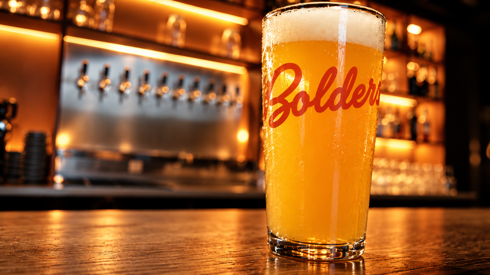 Le bar — la pression Bolders